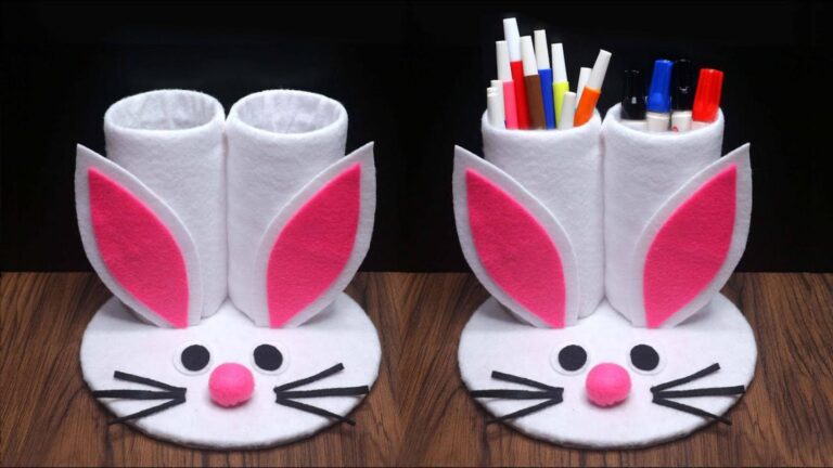 Une idée toute simple pour transformer une bouteille en un adorable porte-stylo…