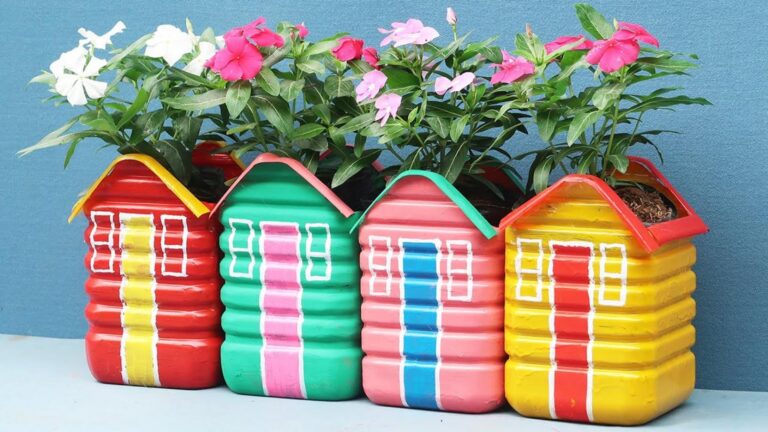 Cette astuce surprenante transforme des bouteilles en plastique en un jardin enchanteur…