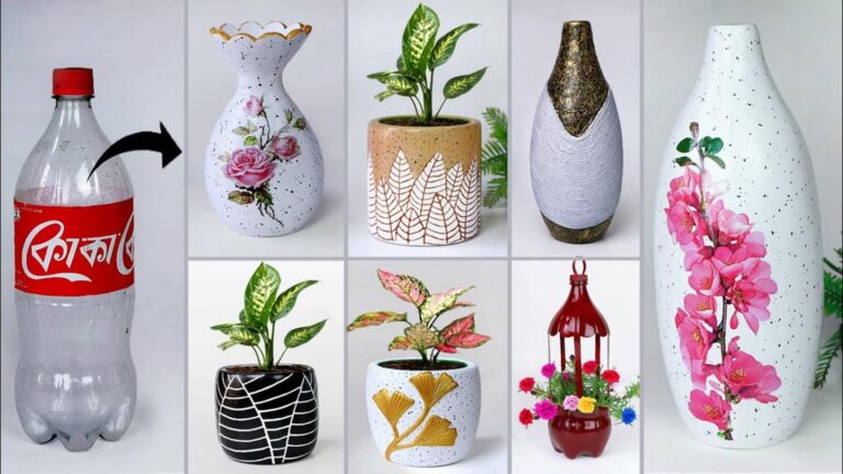 Cette astuce facile transforme vos bouteilles en vase stylé… Adoptez le DIY !