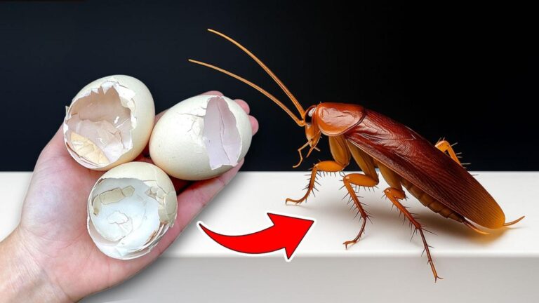 Cette méthode simple transforme des coquilles d’œufs en un puissant piège à cafards…