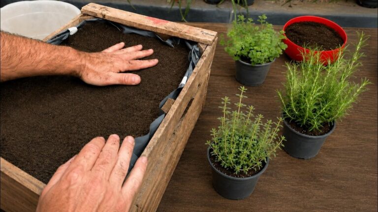 Cette astuce oubliée transforme votre petit espace en un jardin aromatique florissant…
