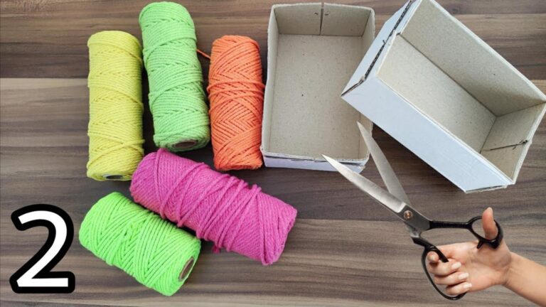 Cette astuce simple transforme des cartons en adorables paniers… à découvrir absolument !
