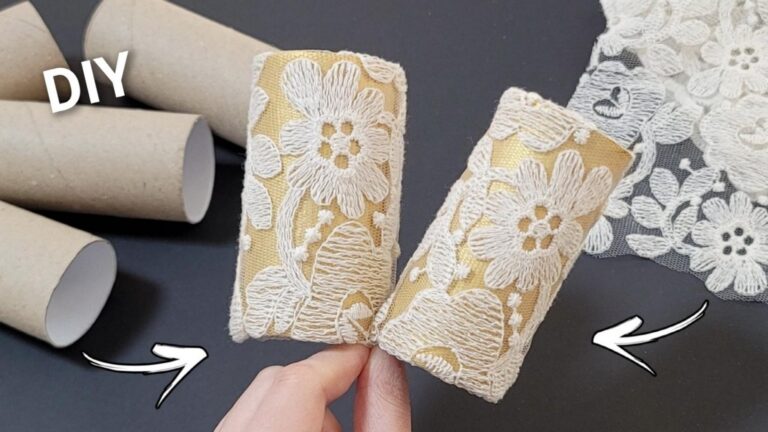 Cette astuce astucieuse transforme des rouleaux de papier en décoration bluffante…